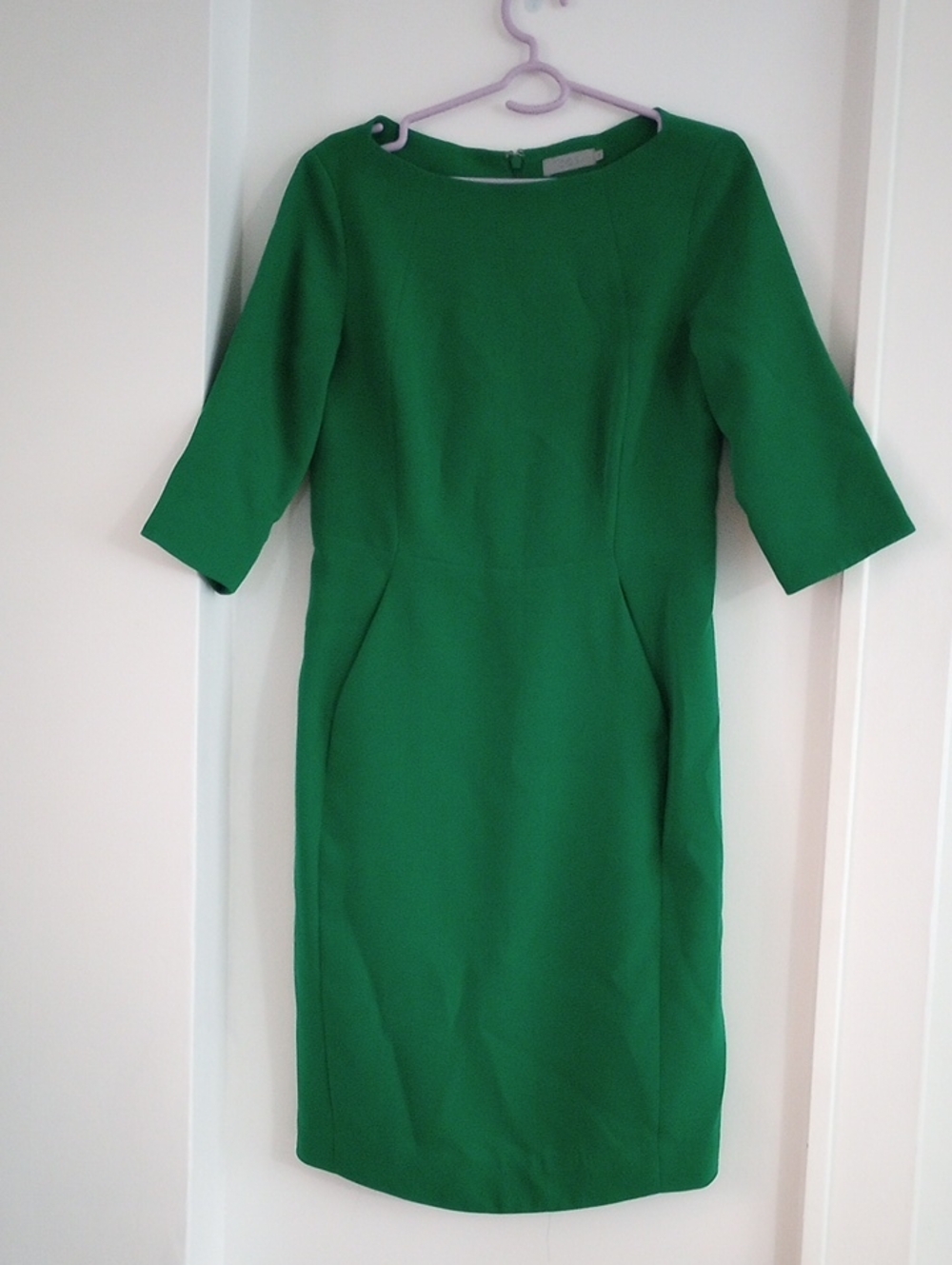 COS Green Midi Sheath Dress Office Formal Wear Size Small